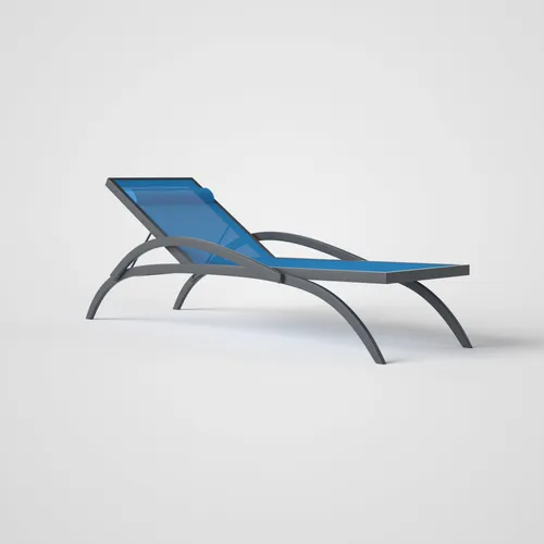 Valencia High Sun Lounger with Arms