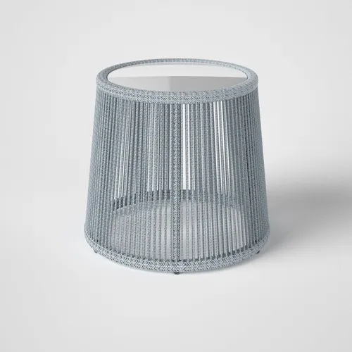 New York Side table 40 diameter recessed top