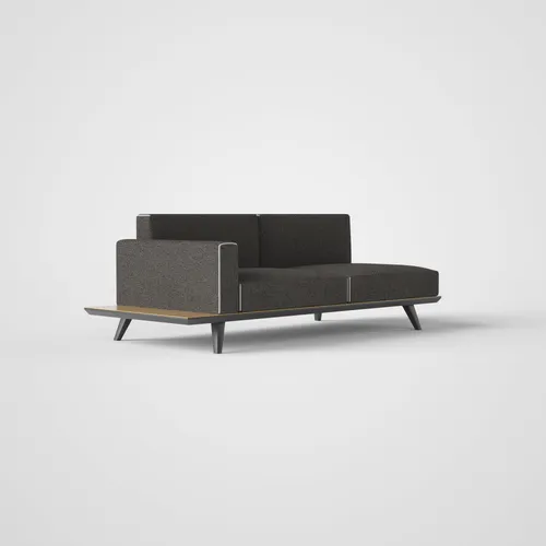 2 SEATER RIGHT ARM