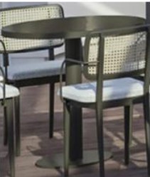 Bimini round dinning table