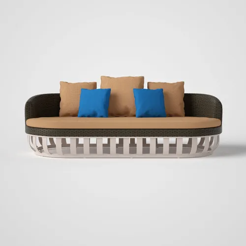 Vase 3 Seater Upholstered Sofa
