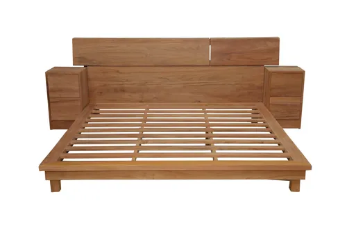 Warno Bed Frame And (2 Bedside)