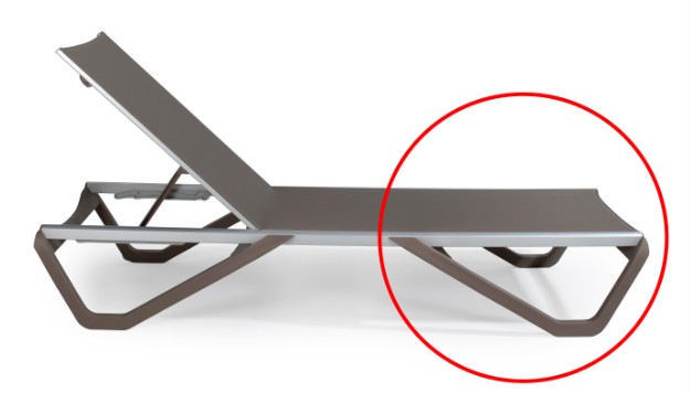 Bimini Wave Sun lounger