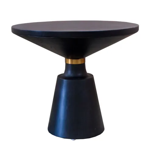 Bloom Black Table Dia